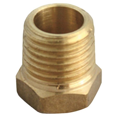 Homeplus+ ATC 3/4 in. MPT X 3/8 in. D FPT Brass Hex Bushing 6JC125110701022